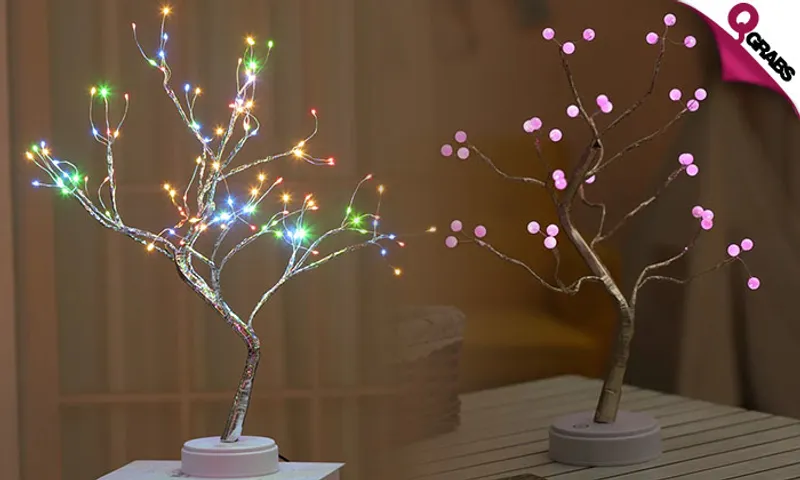Decorative LED Light-Up Tree!